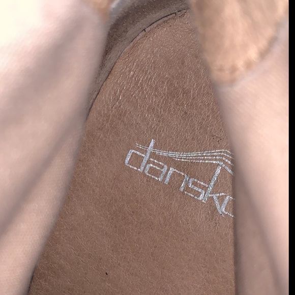 Dansko Booties Womens Size EU 40 Hayley Black Leather Ankle Side Zip - Picture 8 of 8